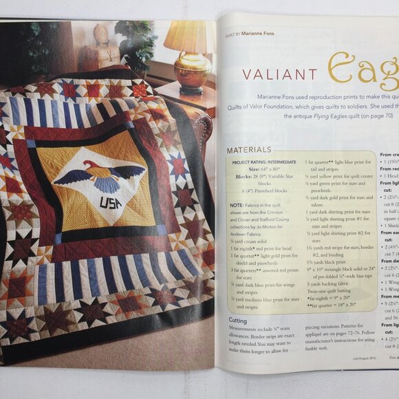 Fons & Porters Love of Quilting Magazine July August 2010 Easy Bias Techniques - Picture 12 of 14